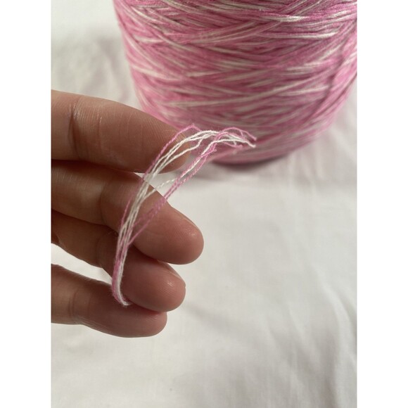 Soft Cone Cotton Pink White Mix 460g #389 - Picture 5 of 5